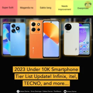 2023 10K Smartphone Tier List: Tecno, Infinix, Itel, realme and more!