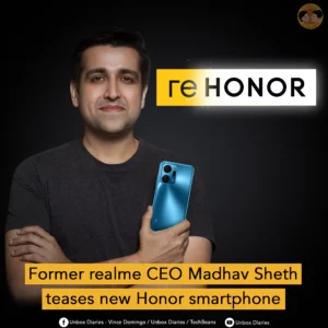 Former realme CEO Madhav Sheth teases new Honor smartphone launch in India