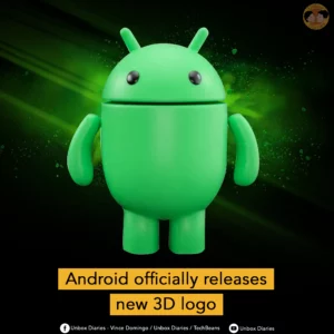 Android officially releases new 3D logo copy