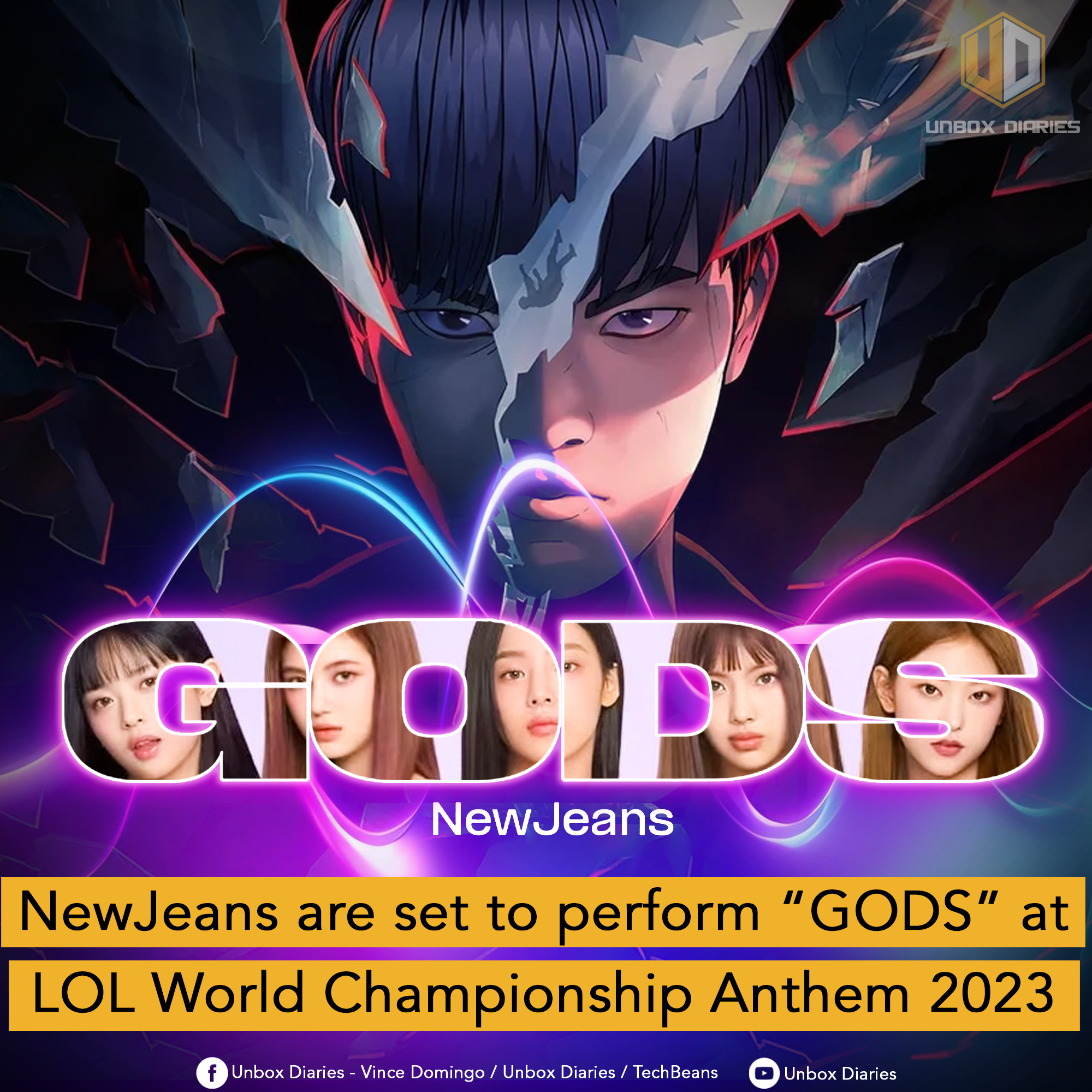 NewJeans 2023 'League of Legends' World Championships Anthem GODS