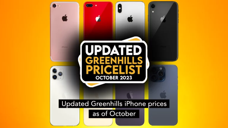 greenhills updated pricelist banner