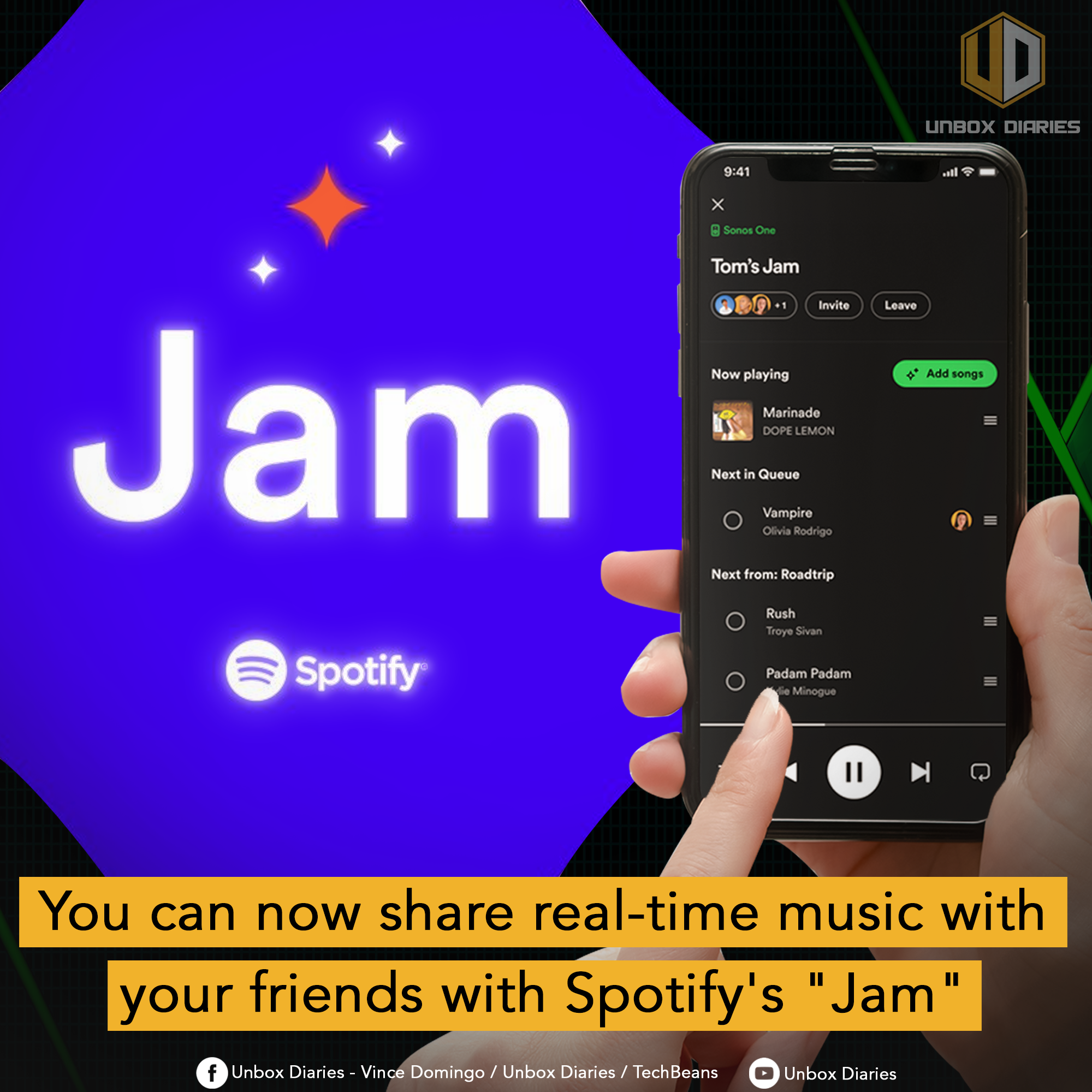 Spotify Unveils Jam, a New, Personalized Way to Listen With Your Entire  Squad — Spotify