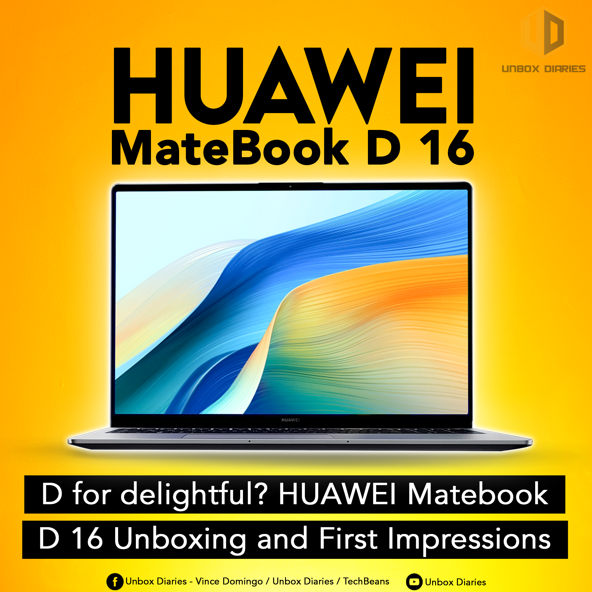 D for delightful? HUAWEI Matebook D 16 Unboxing and First Impressions -  Unbox Diaries