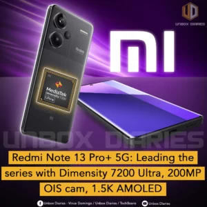 Redmi Note 13 Pro+ 5G: Leading the series with Dimensity 7200 Ultra, 200MP OIS cam, 1.5K AMOLED
