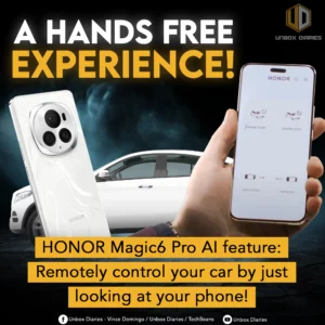 HONOR Magic6 Pro AI feature: Remotely control your car by just looking at your phone