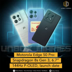 Motorola Edge 50 Pro: Snapdragon 8s Gen 3, 6.7” 144Hz P-OLED, launch date