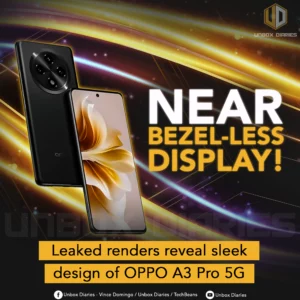 Leaked renders reveal sleek design of OPPO A3 Pro 5G