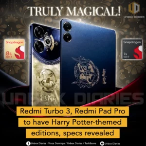 Redmi Turbo 3, Redmi Pad Pro to have Harry Potter-themed editions, specs revealed