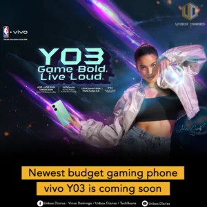 Newest budget gaming phone vivo Y03 is coming soon
