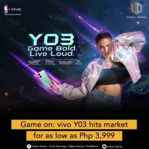 Game on: vivo Y03 hits market for as low as Php 3,999